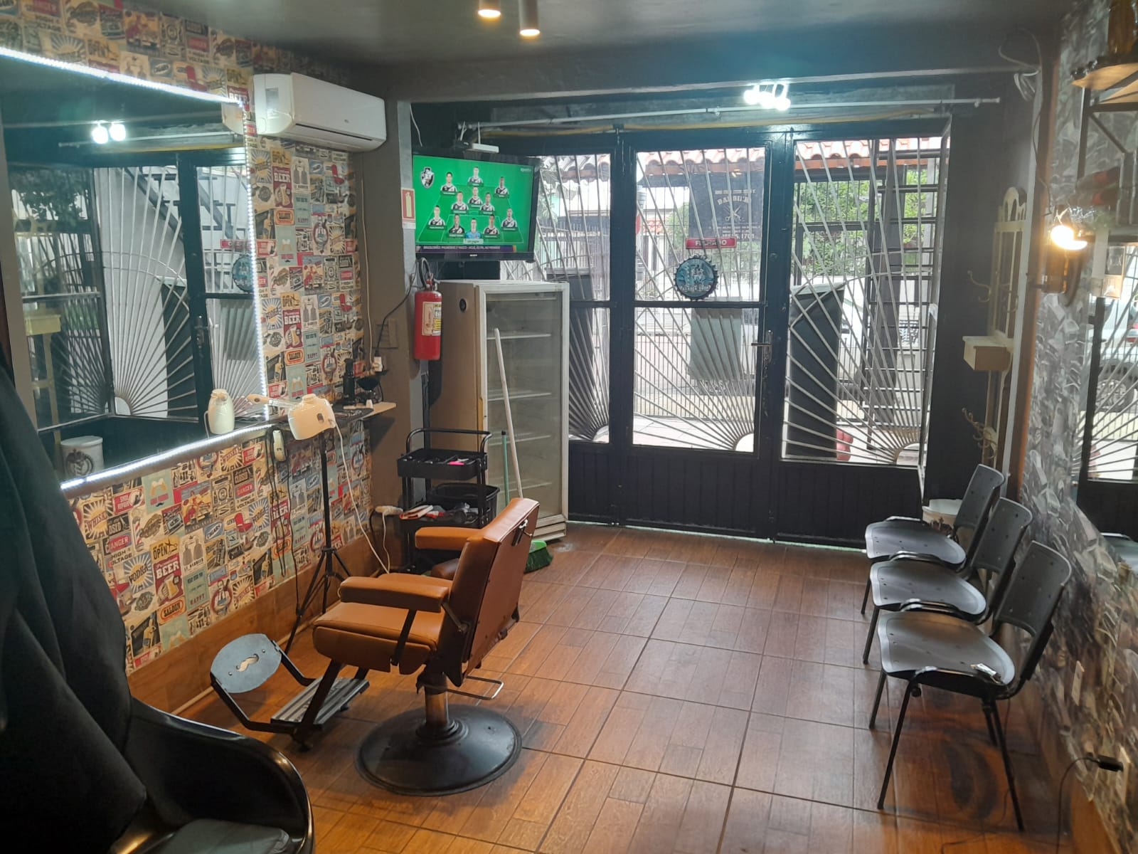 Interior da Barbearia